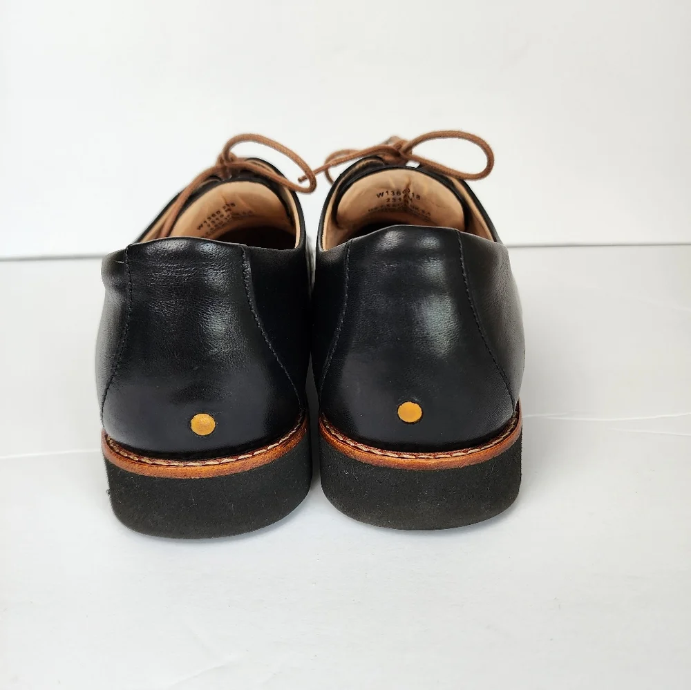 Samuel Hubbard Leather Oxford Formal Lace-Up Shoes Black Men's 7.5